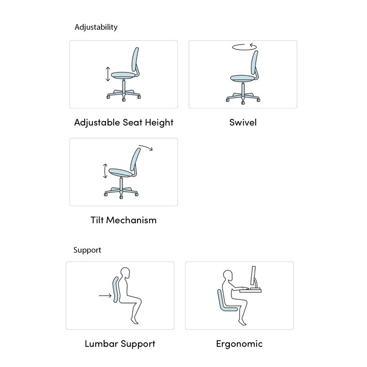 Timko Split Leather Executive Chair with Headrest